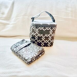 Sarah Wells Cold Gold Cooler and Pumparoo Wet/Dry Bag